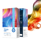 450ml Black Permanent Hair Color Cream Customized Logo